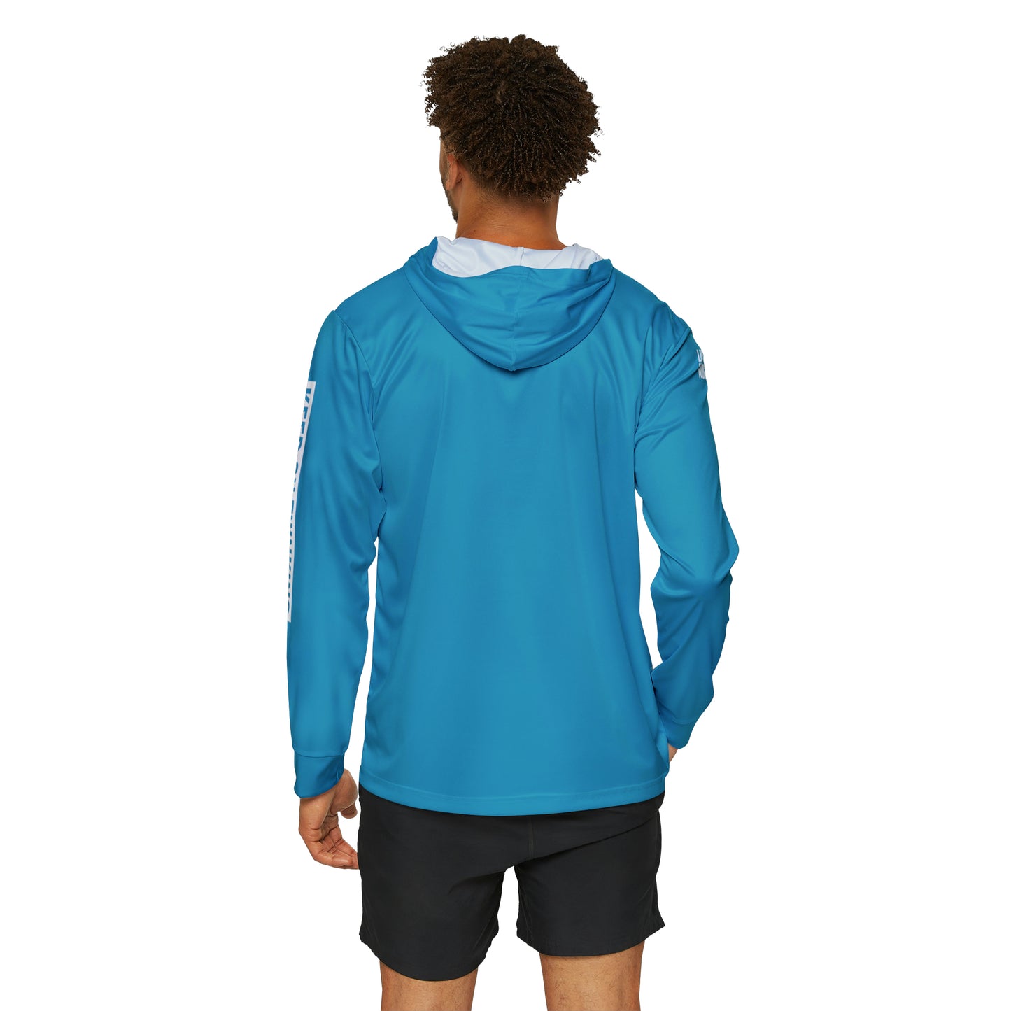 Ultimate Keep On Thinking Men's Sports Warmup Hoodie (AOP)