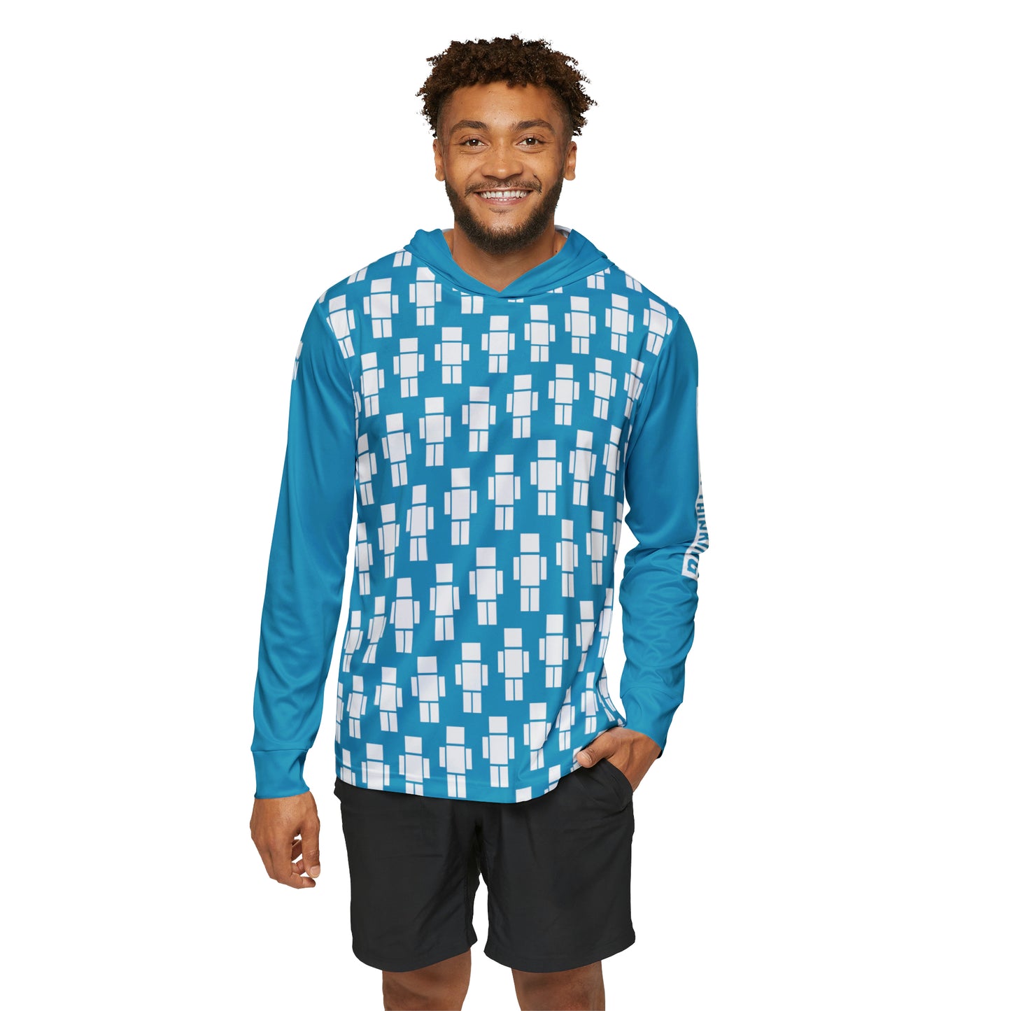Ultimate Keep On Thinking Men's Sports Warmup Hoodie (AOP)