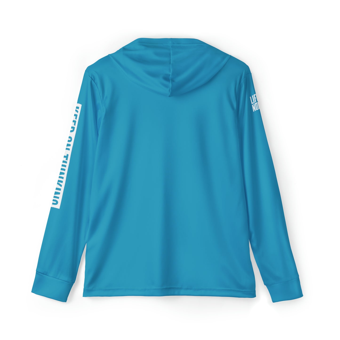 Ultimate Keep On Thinking Men's Sports Warmup Hoodie (AOP)